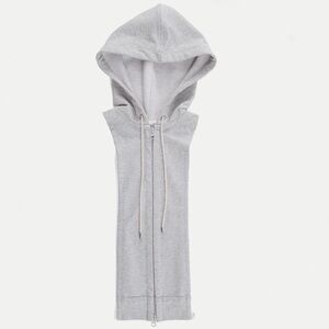 New VERONICA BEARD Hoodie Dickey in Heather Grey